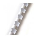 Forpus Plastic Binding Spiral 14mm, White (100 pcs.)