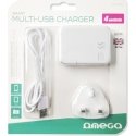 Latauslaite Omega 4x USB- A 2.4 A (OMCUSB4U) Latauslaite Omega 4x USB- A 2.4 A (OMCUSB4U)