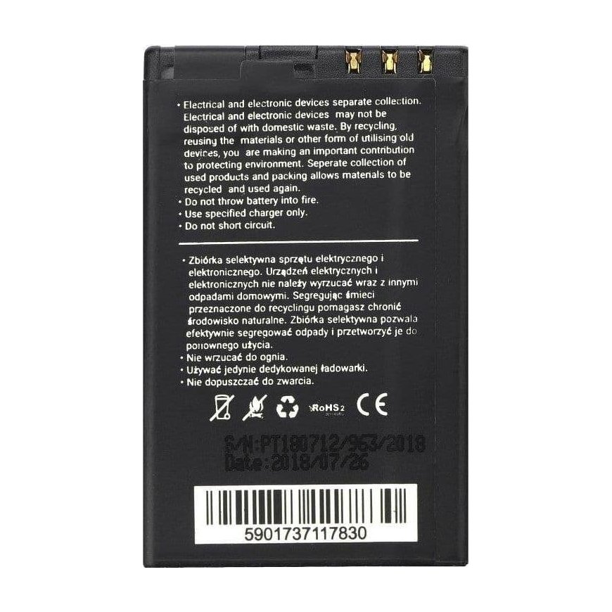 BlueStar Nokia 5310 XM / 6600F / 7210S / 7310S akumulators, 950 mAh, „Blue Star Premium“ – 2