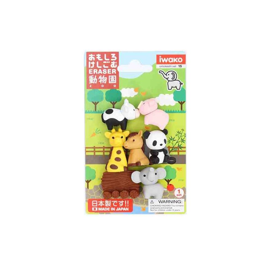 IWAKO puzzle komplekt "Zoo" ER-BRI018