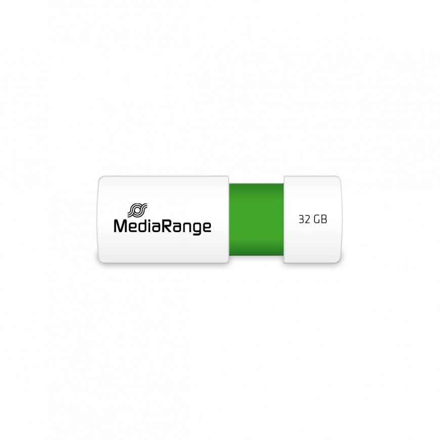 MediaRange MR973 USB-muisti 32 GB USB A-tyyppi 2.0 Vihreä, Valkoinen – 3