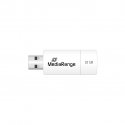MediaRange MR973 USB-välkmälu 32 GB USB tüüp A 2.0 Roheline, Valge