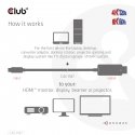CLUB3D CAC-1187 видео кабель адаптер 1,8 m Mini DisplayPort HDMI Черный