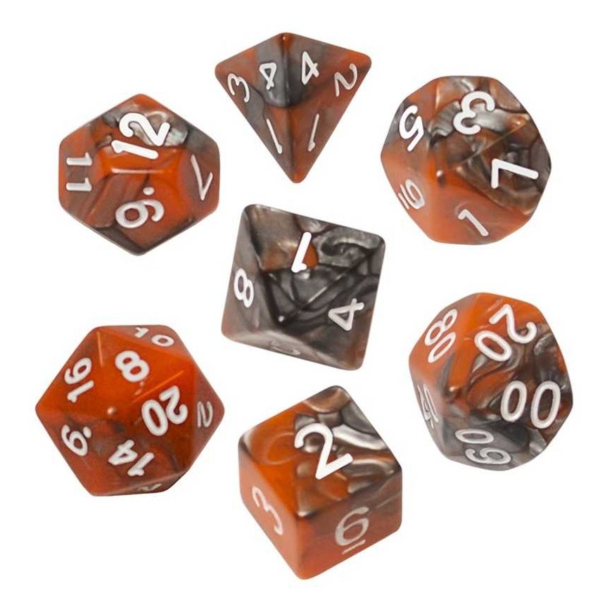 REBEL RPG noppasarja - kahden värin - oranssi ja harmaa – 2
