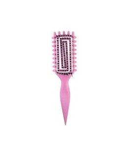 Inter Vion CurlyBrush Rožinė