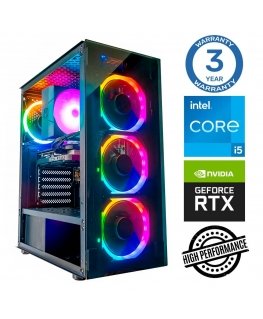 INTOP i5-12400F 32GB 1TB SSD M.2 NVME RTX5060Ti 16GB ilman käyttöjärjestelmää