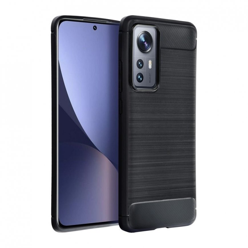 Forcell LUNA Book Carbon case for SAMSUNG A17, blue – 2