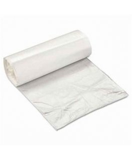 Roskaimuovipussit, LDPE (kierrätysmateriaali), läpinäkyvät, 100 mk, 80 x 110 cm, 10 kpl
