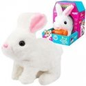 Woopie Interactive White Plush Bunny with Carrot for Kids Woopie Interactive White Plush Bunny with Carrot for Kids