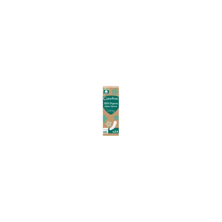 Carefree Organic Cotton Long Panty Liners 24 pcs – 2