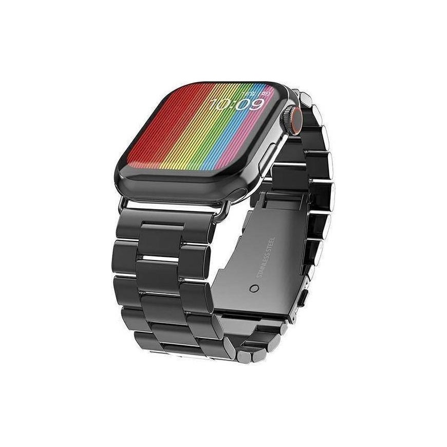 Mercury нап wristband Mesh для Apple Watch 42/44/45 мм серебристого цвета