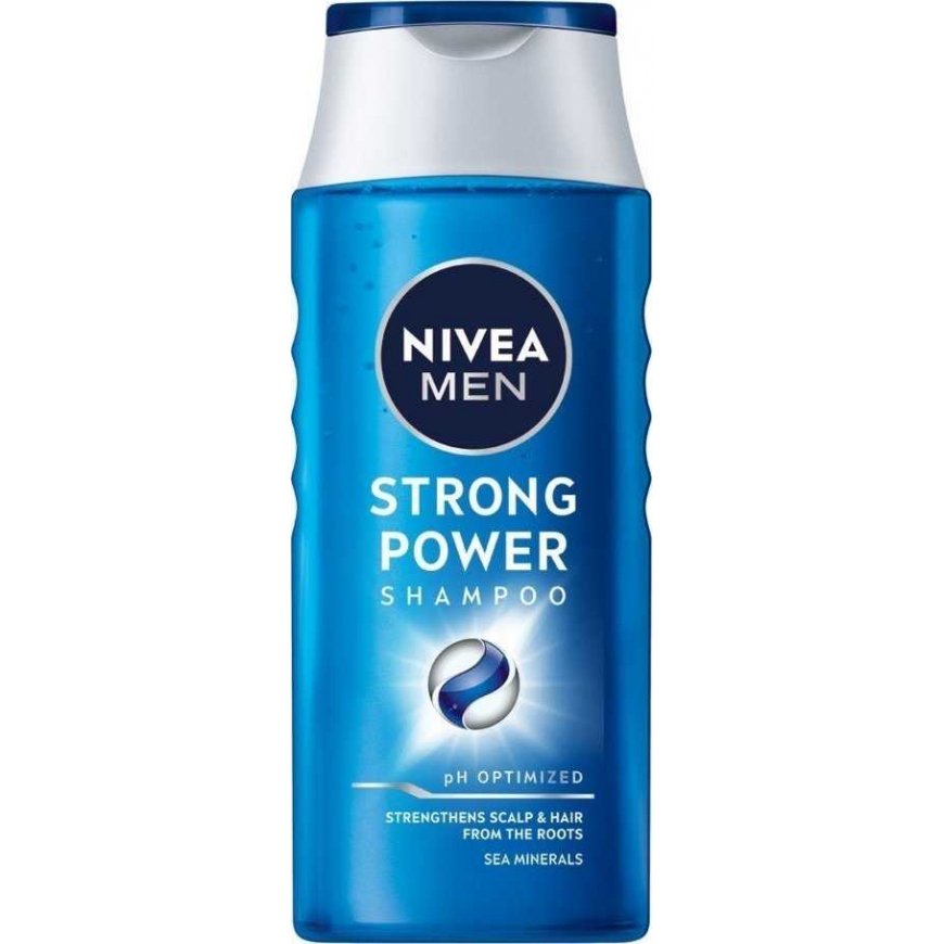 Nivea Men Strong Power shampoo miehille, 250 ml