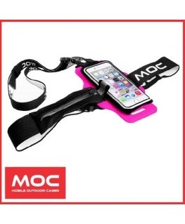 Moc Sport Ab Rinkinys Krūtinės plokštė + Slip-in krepšys L 4.7" rožinė