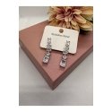 Серьги-подвески Troli Красивые из стали Снежинки Серьги-подвески Troli Красивые из стали Снежинки