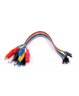 OEM Marketing Wires with Crocodiles - 10pcs