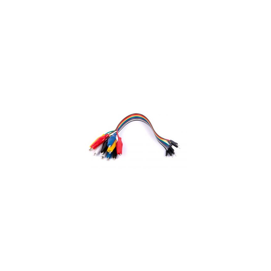 OEM Marketing Wires with Crocodiles - 10pcs