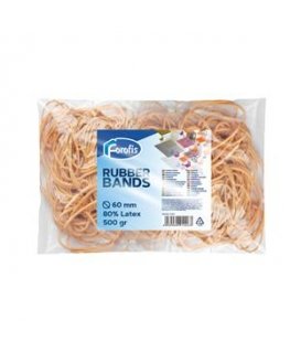 FOROFIS Rubber, 60 mm, 500g, brown color, in a bag