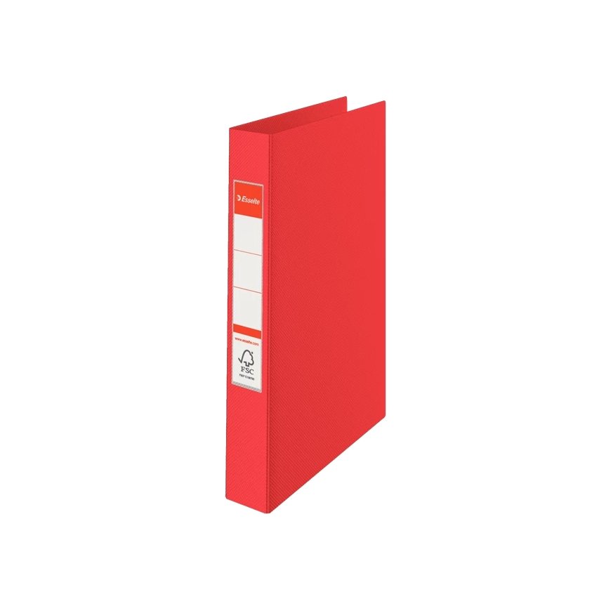 Esselte Standard Ring Binders , PP Red 2 x 25 mm spiraalköitja A4 Punane – 2