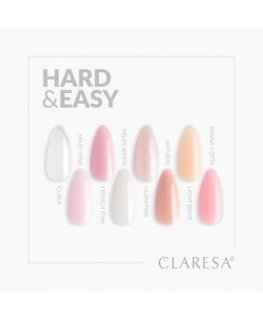 Клэреса Hard&Easy лак для ногтей 12г Glam Розовый (3)