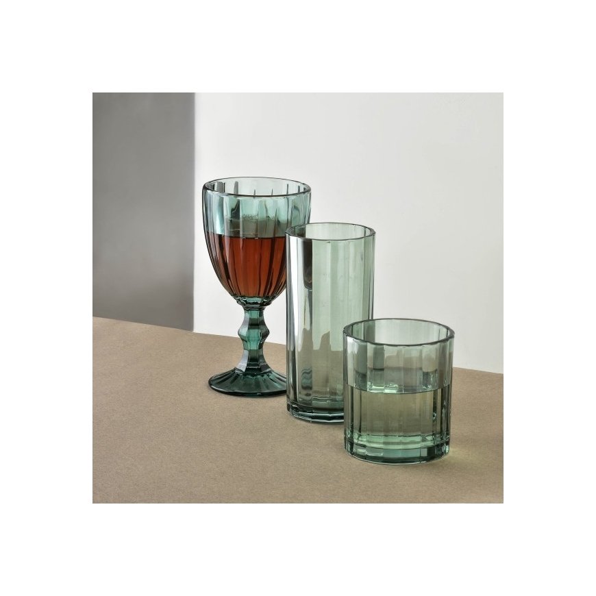 Allesken ELISE STRIPES komplektas 4 stiklių 310ml 8x8x9 cm
