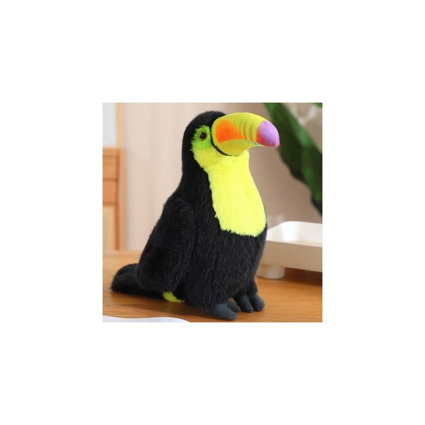 Lean Toys Pliušais tukanas, 20 cm