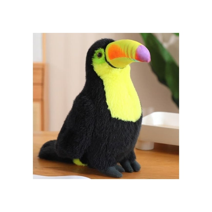 Lean Toys Pliušais tukanas, 20 cm – 2