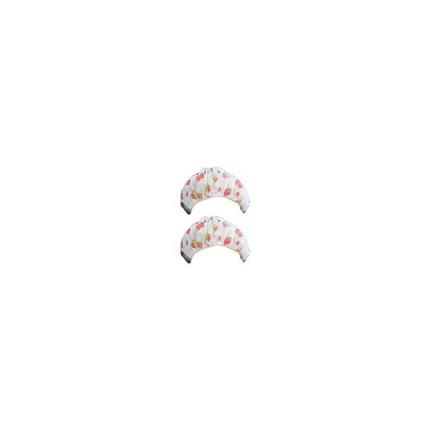 Maximex PIECES Hair Sleep Net, 2 pcs, Ø 34 cm, rose pattern