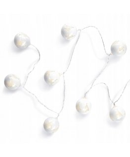 DecoKing 10 шт. LED гирлянда TAIME WWH