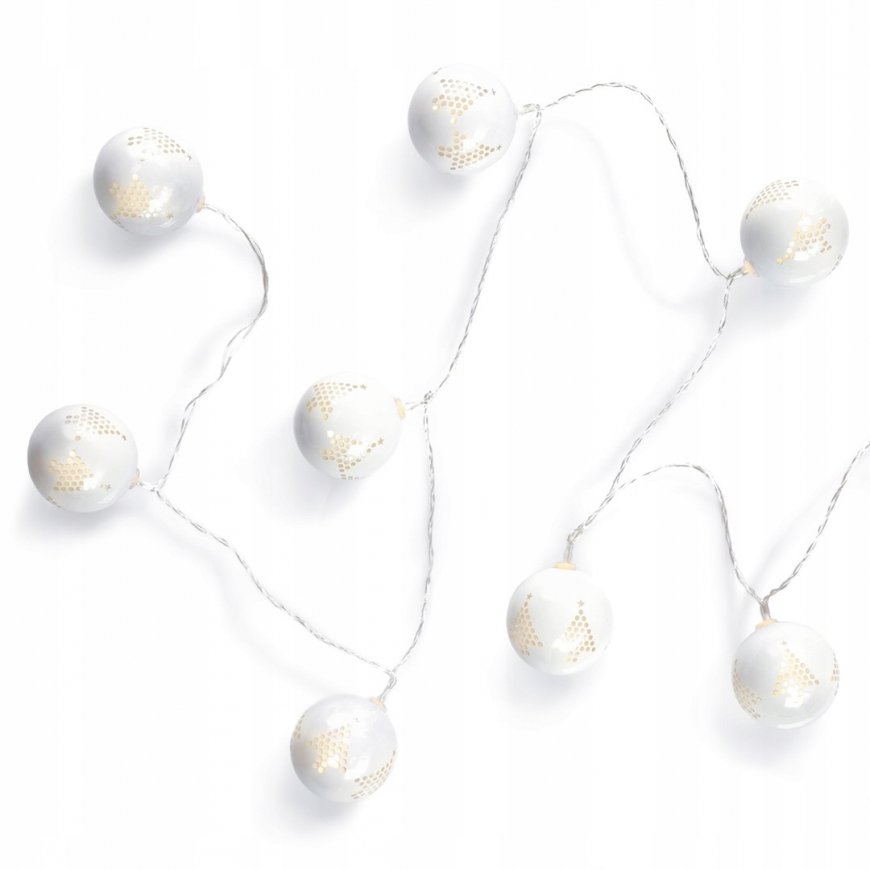 DecoKing 10 gab. LED virtene TAIME WWH