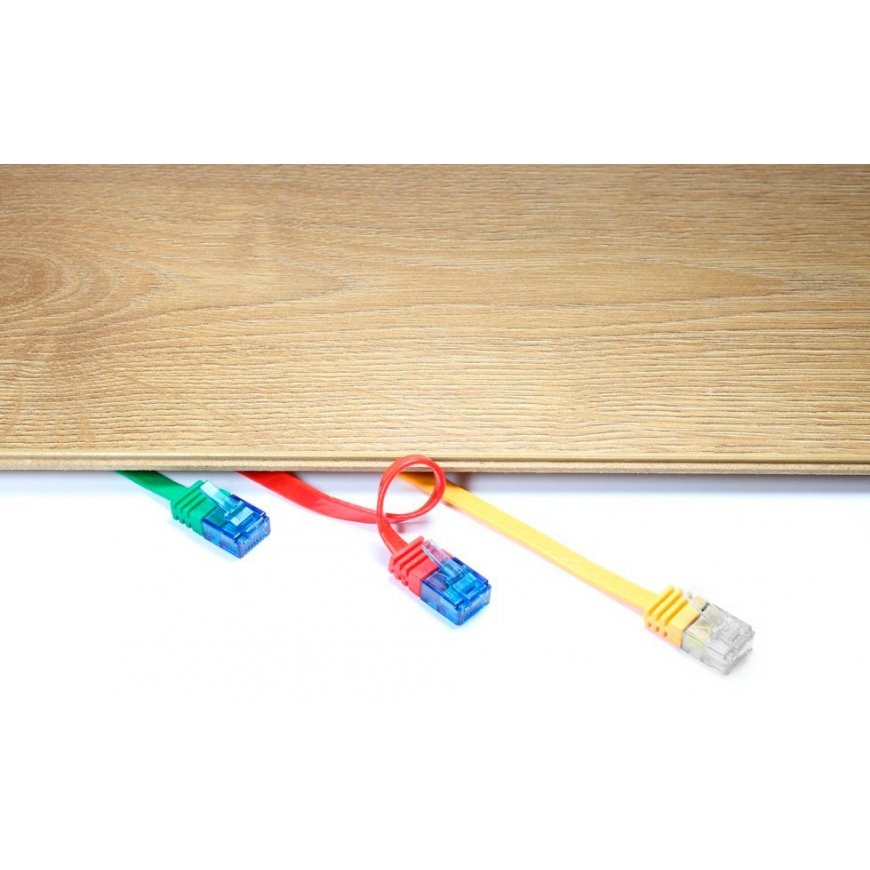 Goobay CAT6a U/UTP 5m networking cable Red U/UTP (UTP) – 2