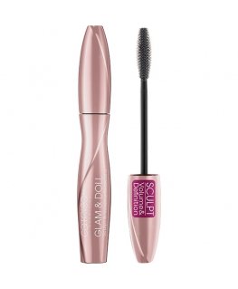 CATRICE Glam & Doll Sculpt & Volume skropstu tuša 010 Black 9,5 ml