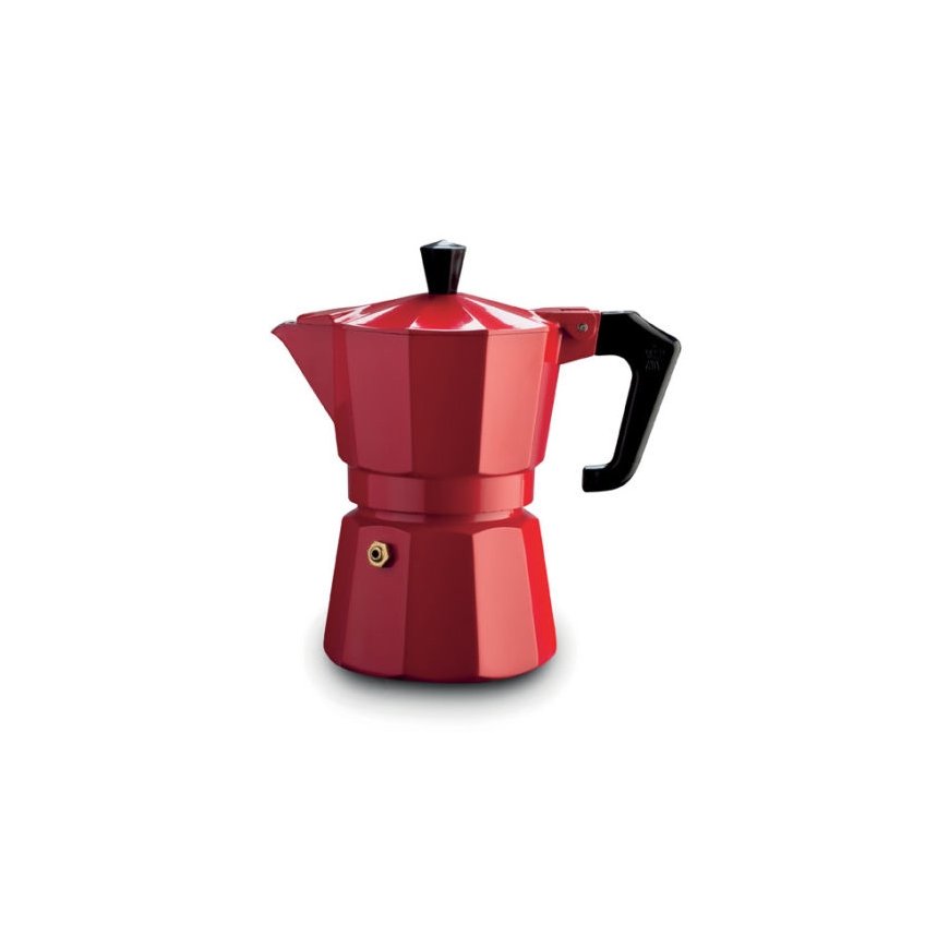 PEZZETTI Italexpress Moka pot 0.15 L Black, Red