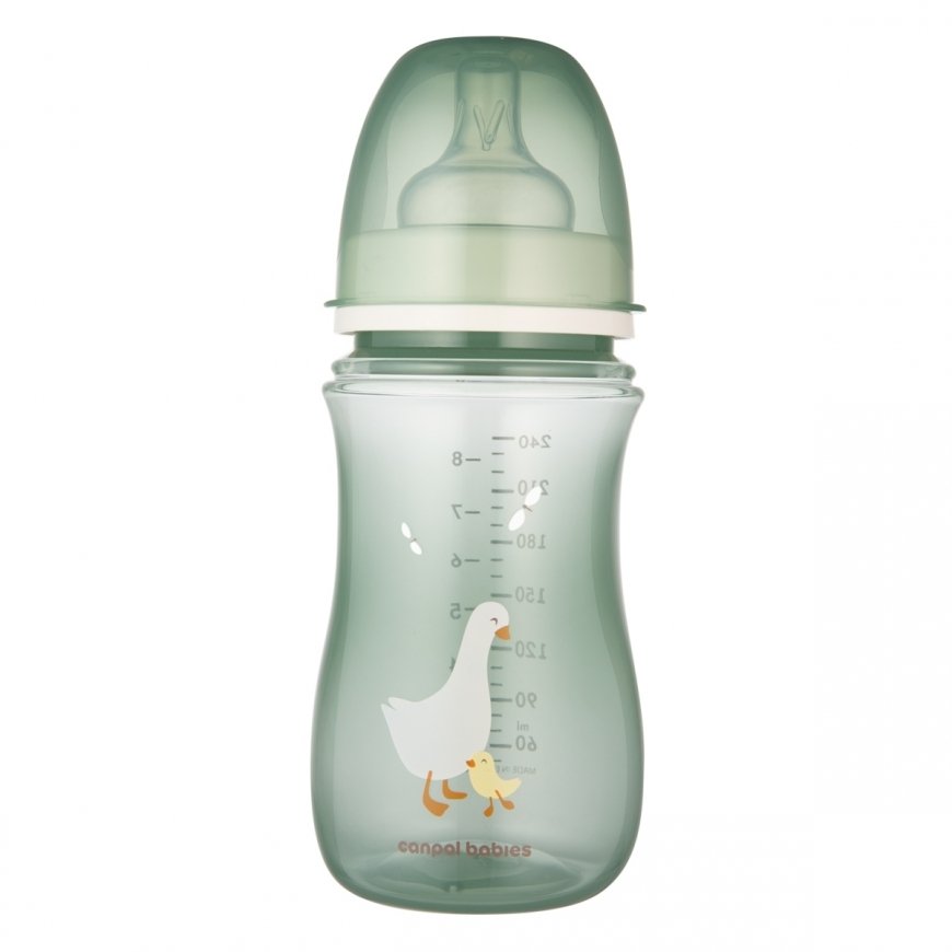 CANPOL BABIES Anti-Colic pudel 240 ml PP EasyStart GOOSE, 35/245