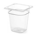 Transparent polycarbonate GN container GN 1/6 h 100 mm - Hendi 861721 Transparent polycarbonate GN container GN 1/6 h 100 mm - Hendi 861721