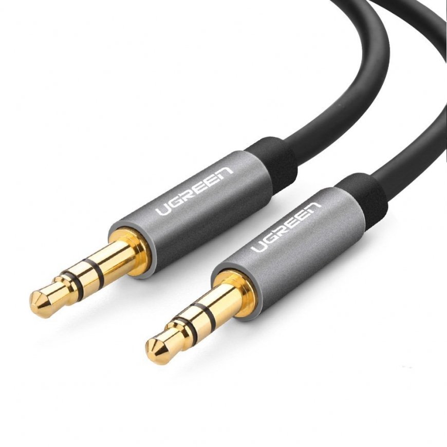Ugreen 10733 audiokaapeli 1 m 3.5mm musta