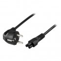 Deltaco Device cable 3-pin notebook angled CEE 7/7 & IEC C5 3m Deltaco Device cable 3-pin notebook angled CEE 7/7 & IEC C5 3m