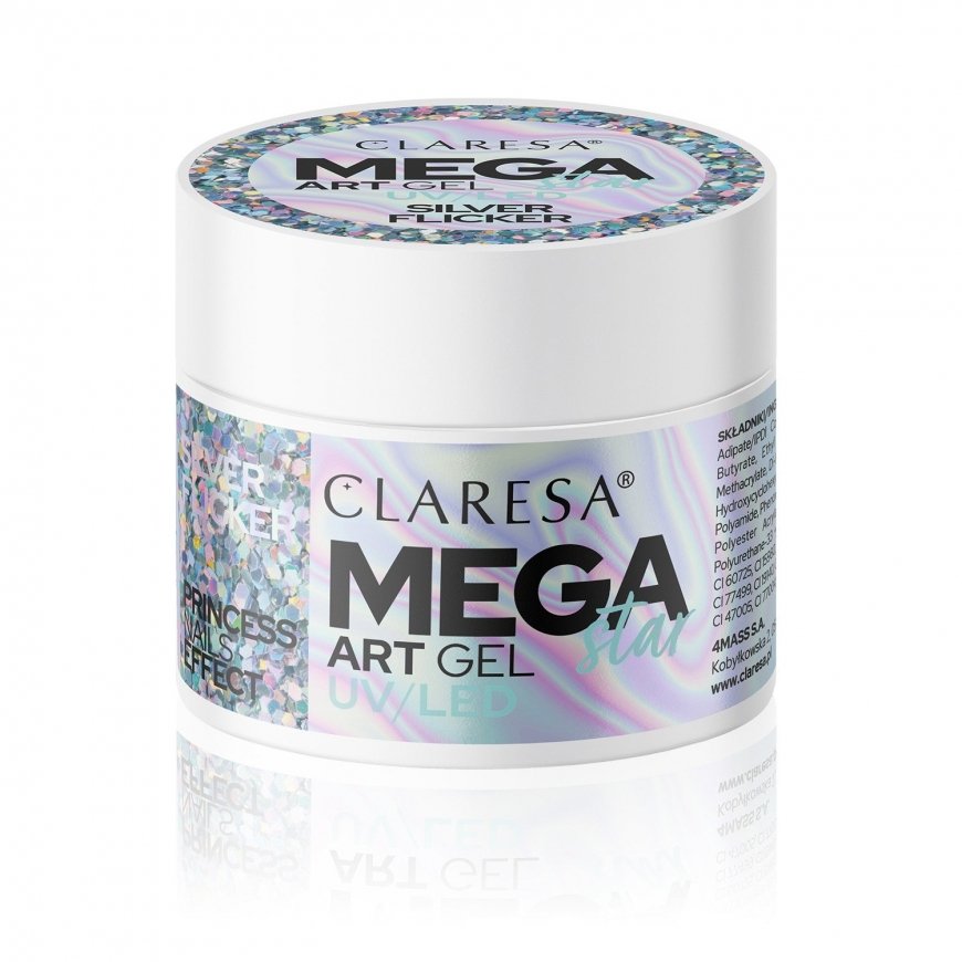Claresa MegaStar Art Gel Roosa Pixel, 10 g – 2