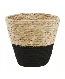 Boho vazono pārvalks 17,5 cm melns AMBITION