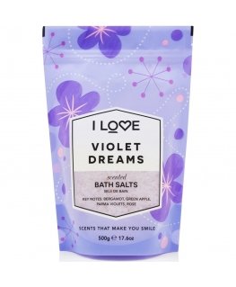 I Love, Signature Collection, Violet Dreams, Vanna sāls, 500g
