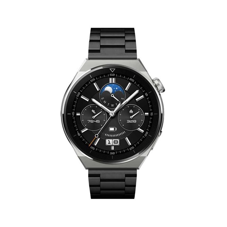 FORCELL F-DESIGN FS06 ranneke Samsung Watch 22 mm musta väri.