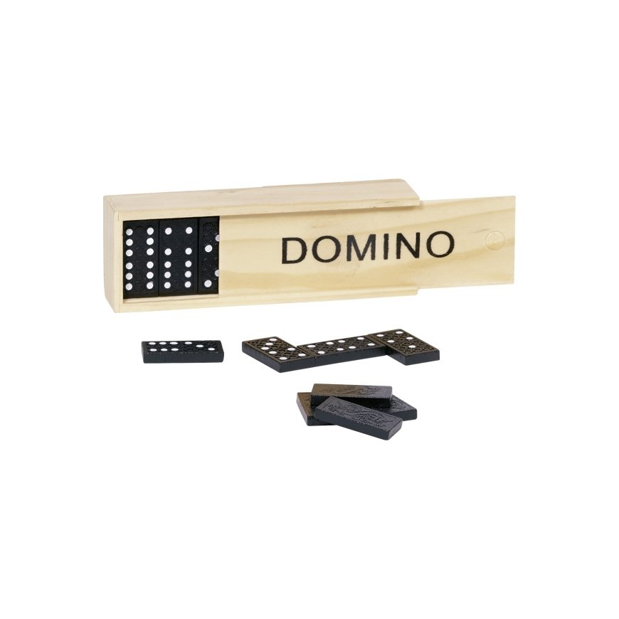 Goki Domino game in wooden box