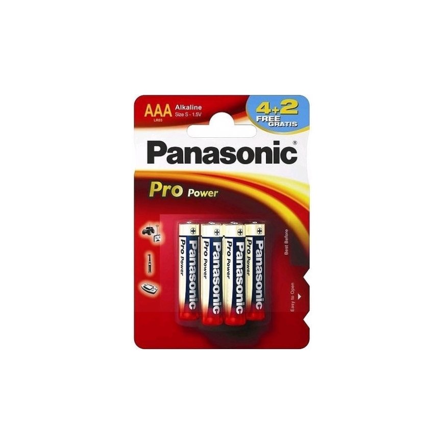 Panasonic Pro Power AAA 4+2 Батарейка одноразового использования Щелочной