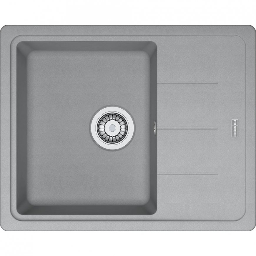 Franke Basis Stone Composite Sink, BFG 611-62, Stone Gray – 2