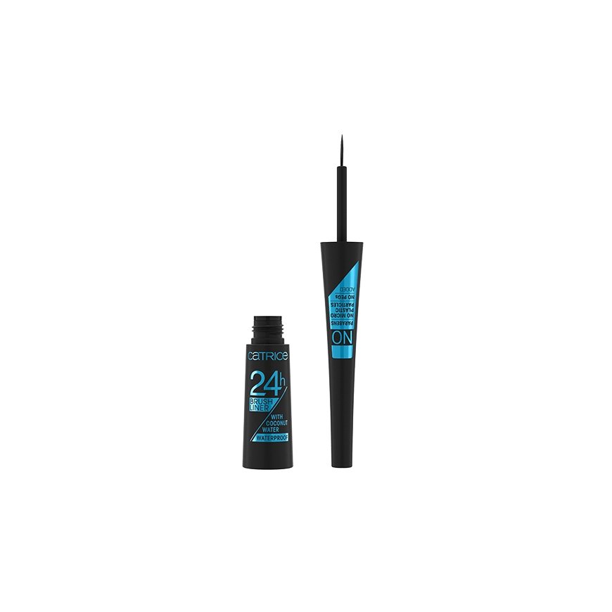 CATRICE 24H Brush kontūrzīmulis 3 ml Šķidrs/Šķidrums 010 Ultra Black Waterproof