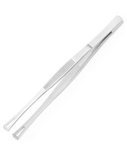 Virtuvinis pincetas ar kvadrātveida uzgaļiem un caurumiem 145 mm - Hendi 680162