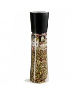 CARMENCITA Fish Spice Mix, 190 g, in grinder.