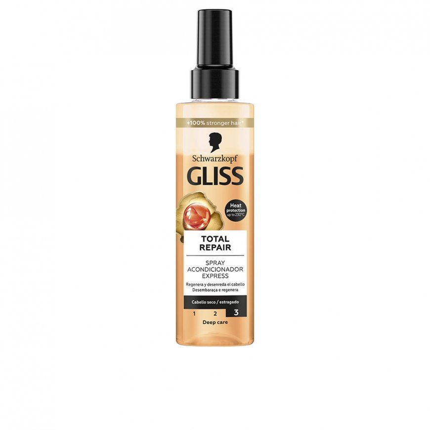 Schwarzkopf Gliss Total Repair kondicionieris ar izsmidzinātāju, 200 ml – 2