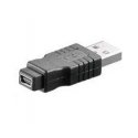 PremiumCord miniUSB - USB mustadapter Musta (10 tk) PremiumCord miniUSB - USB mustadapter Musta (10 tk)