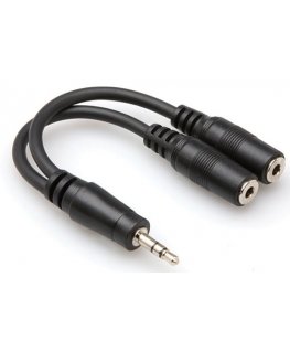 Hosa Technology TRS/2 x TRS garso kabelis 2 x 3.5mm 3.5mm Juoda