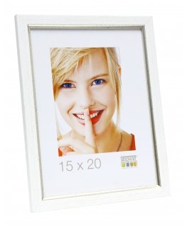 Deknudt S46AF1 Rāmis vienai fotogrāfijai Sudrabs, Balts